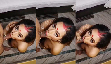 Horny Bengali Boudi Sucking Dick MMS