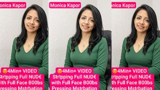Monika Kapoor Most Surprising Live Boobs Pressing Videos